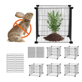 5 Pack Plant Protector from Animals, 15.35'' x 15.35'' Chicken Wire Plant Protector, Plant Cages for Outdoor Plants, Flowers & Vegetables