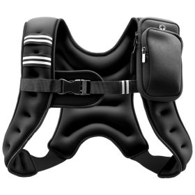 Weighted Vest, 10 Lbs Body Weight Vest For Men Women, With Reflective Stripe, Adjustable Buckle, Workout Equipment For Strength Training, Running (Option: Default)